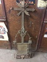 Kreuz, Helgeli, Grabschmuck, Monstranz, 150 jährig