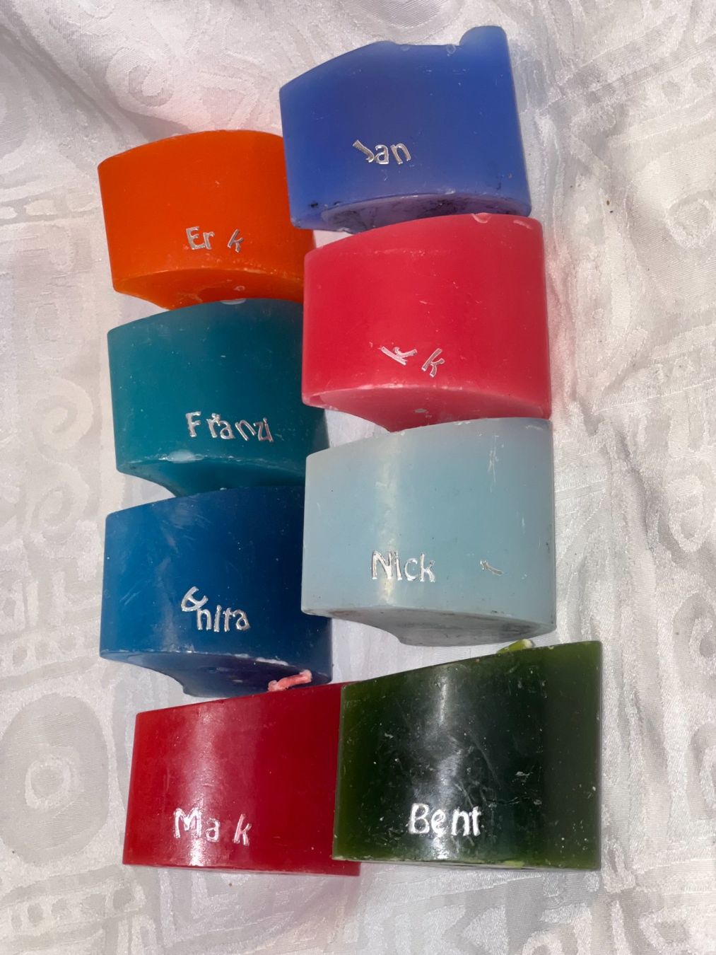 Bougies: 8 Bunte Kerzen – D'occasion à Zürich par dojoal64 2