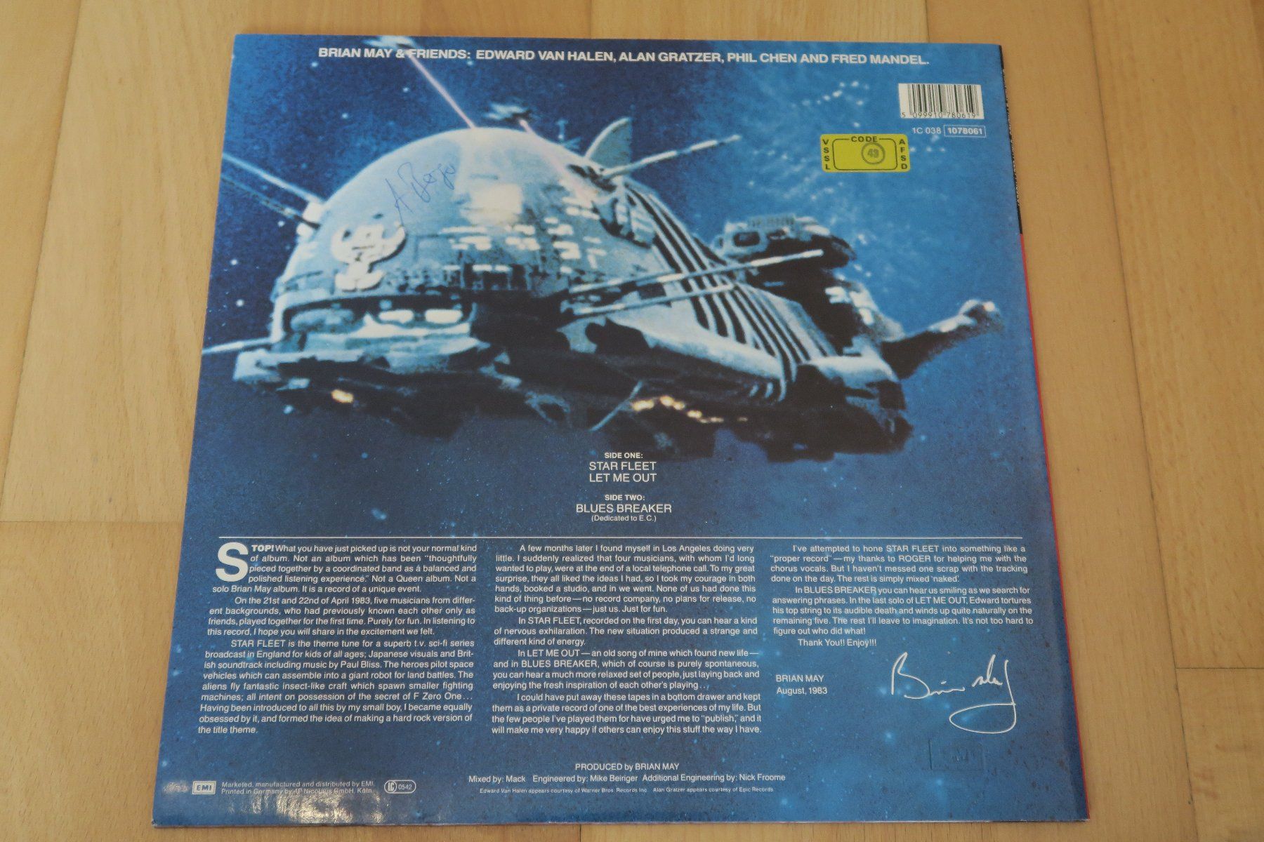 Dischi in vinile: Brian May + Friends – Star Fleet Project – Usato da Thun venduto da Karibu70 1