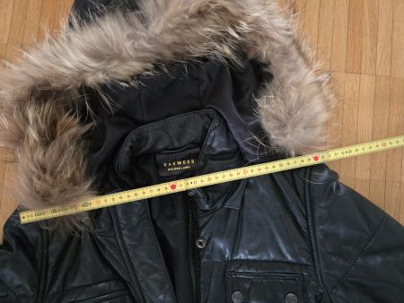 Oakwood Lederjacke Winterjacke Echtfell Gr. M