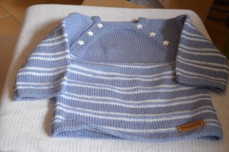TAILLE 86 - PULLOVER NEU - HANDARBEIT