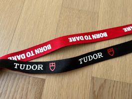 Tudor porte-badge en tissu/ Namensschild aus Stoff