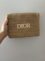 Dior Clutch Tasche Bastoptik beige