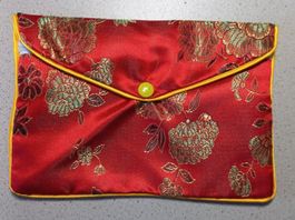 China Seiden Schmuck Tasche ca. 16,5x11cm