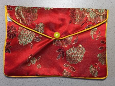 China Seiden Schmuck Tasche ca. 16,5x11cm