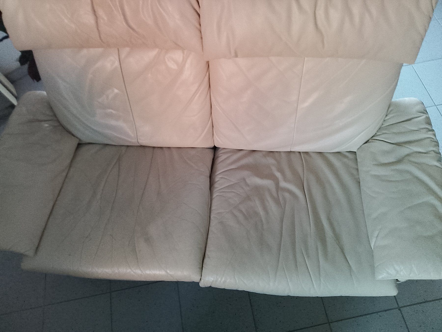 Pfister Divani: Leder Sofa beige von Rolf Benz – Usato da Zürich venduto da stove56 2