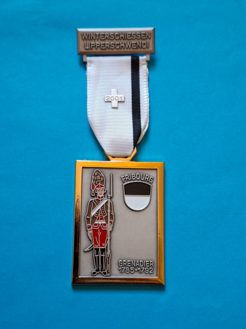 Medaglie: Fribourg Grenadier 1785-1792 (A371)) – Usato da Schwanden GL venduto da Suvorov 2