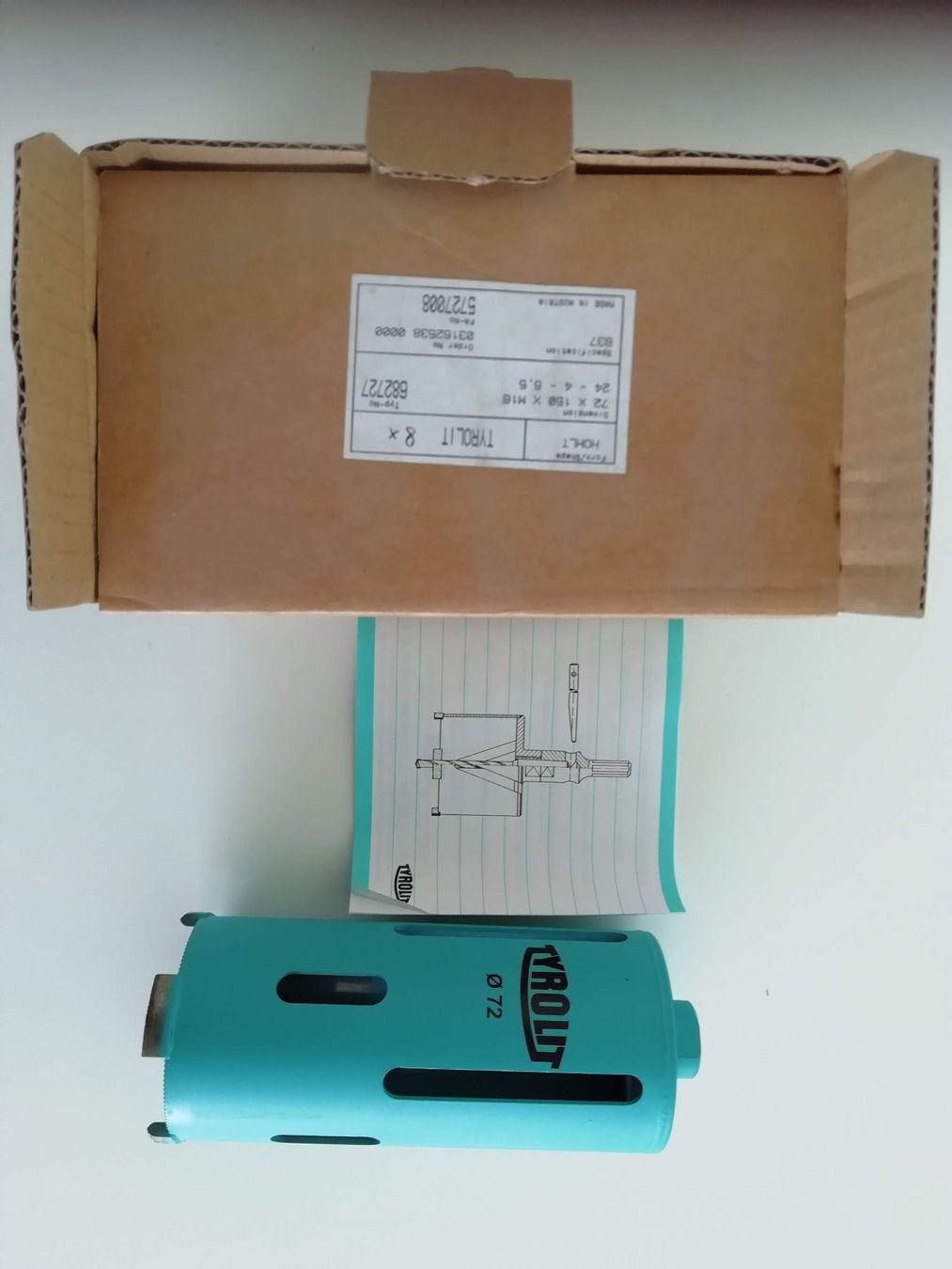 Alle Werkzeuge: Diamant-Trockenbohrer 38mm / 72mm / 77mm – Neu und originalverpackt aus Jona von HeCo8645 1