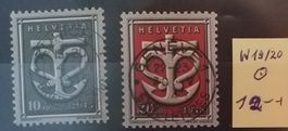 ST127) W19-20, Spendemarken sauberm Vollstempel
