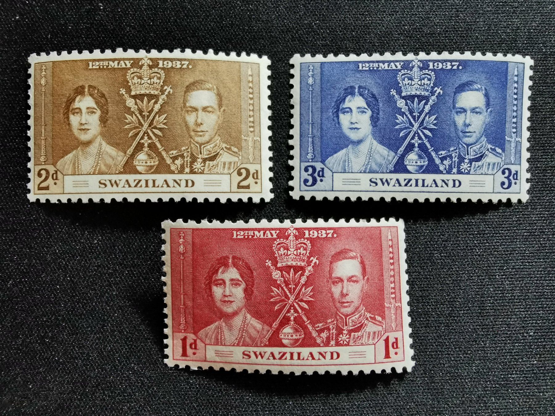 Tous les timbres: TR68 Timbre Swaziland 1937 – D'occasion à Cousset par Patrick_Collections