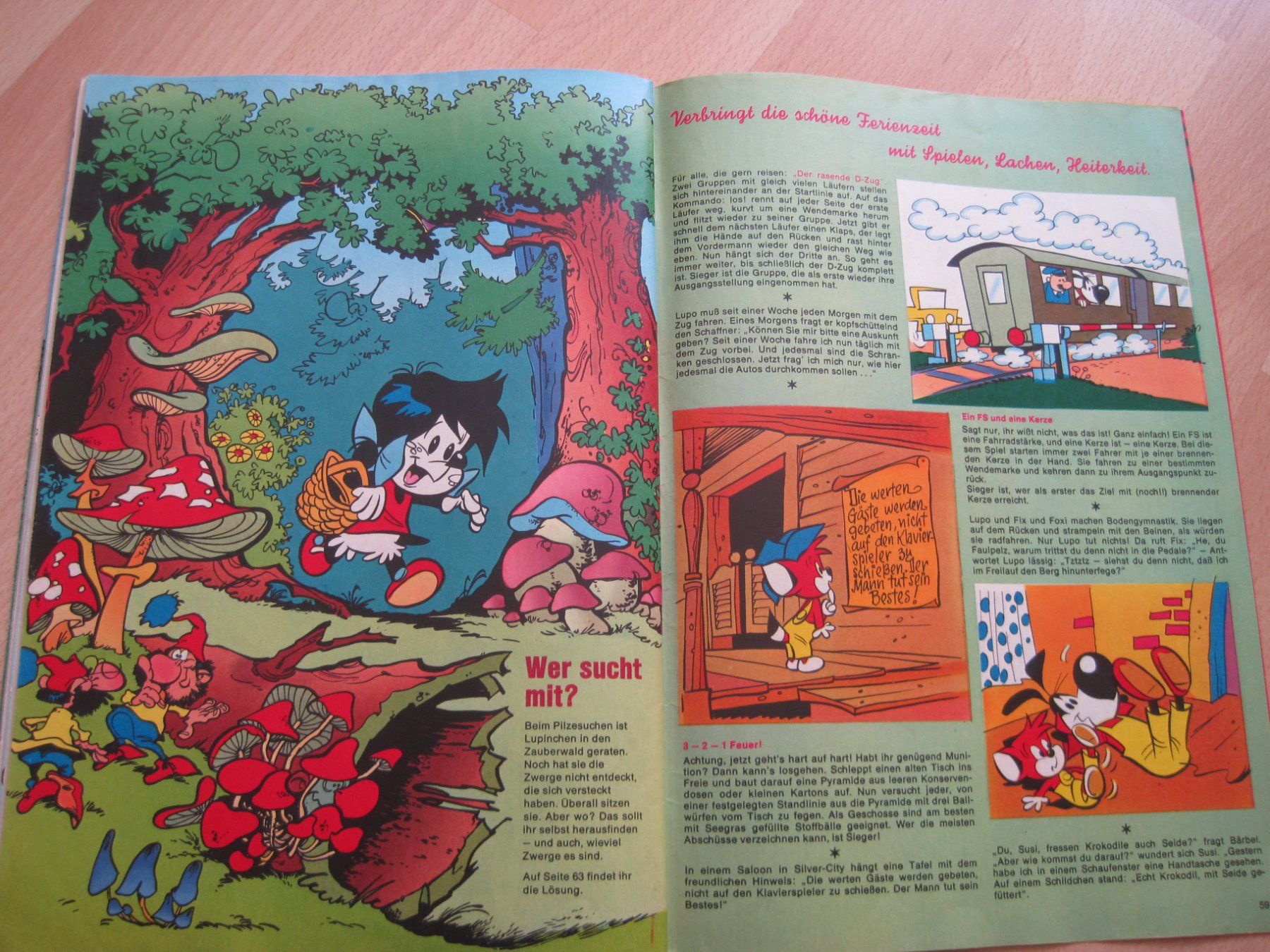 Comics: FIX & FOXI FERIEN Sonderheft   1969  Comic Selten – Gebraucht aus Gossau SG von Noryflory 6
