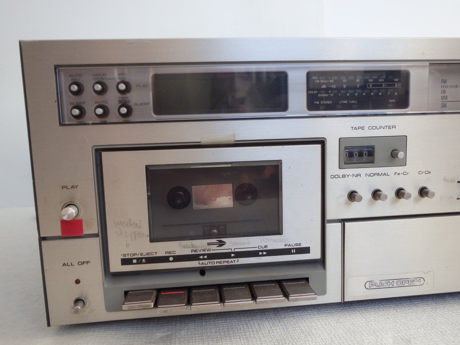 Ricevitori: TOSHIBA Receiver mit Kassette SM-D30 – Difettoso da Schöfflisdorf venduto da pullux 8