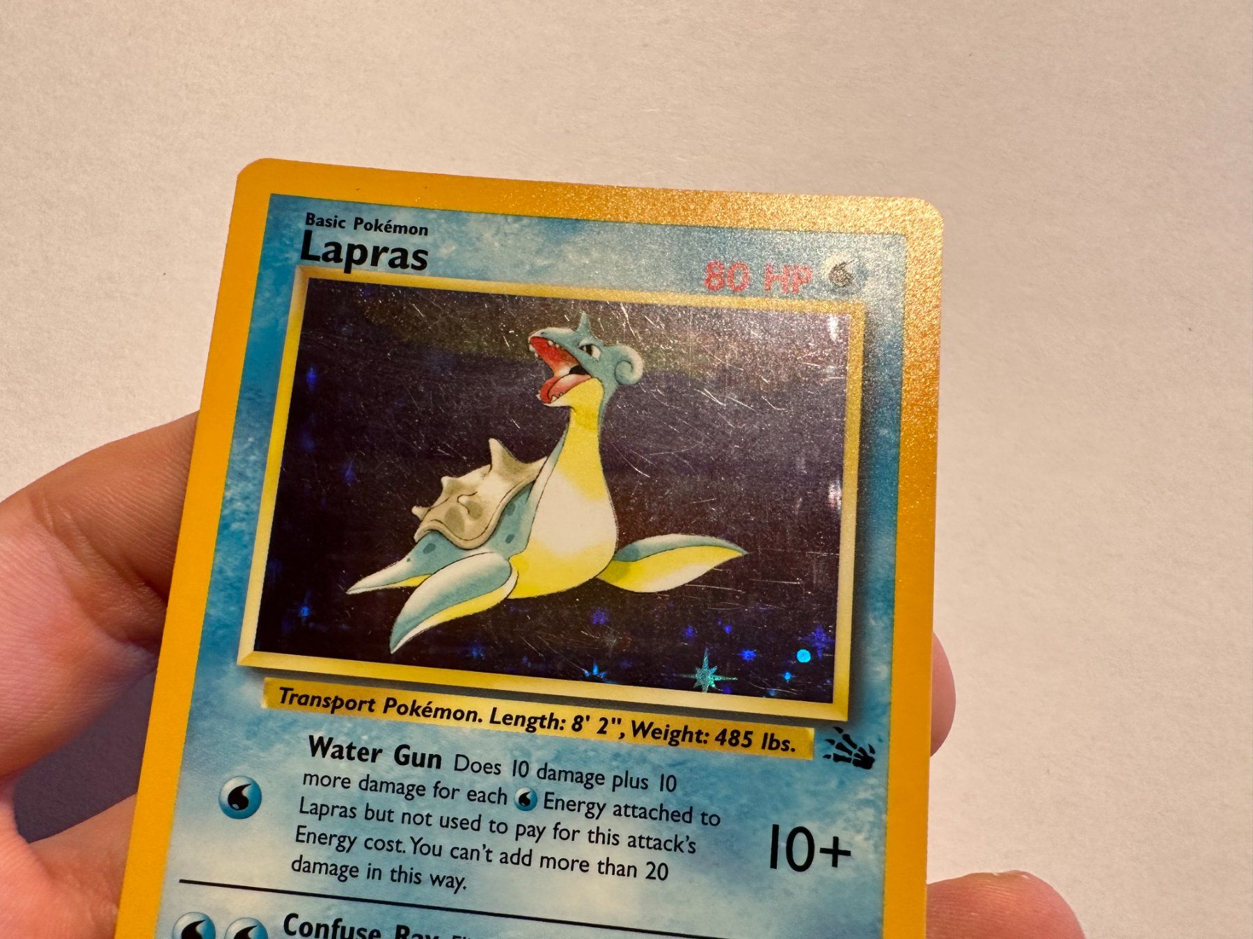 Pokémon Carte collezionabili: Lapras holo Fossil EN – Usato da Hagendorn venduto da Pokecollectorch 2