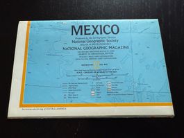 National Geographic Karte: Mexiko & Zentralamerika,1973