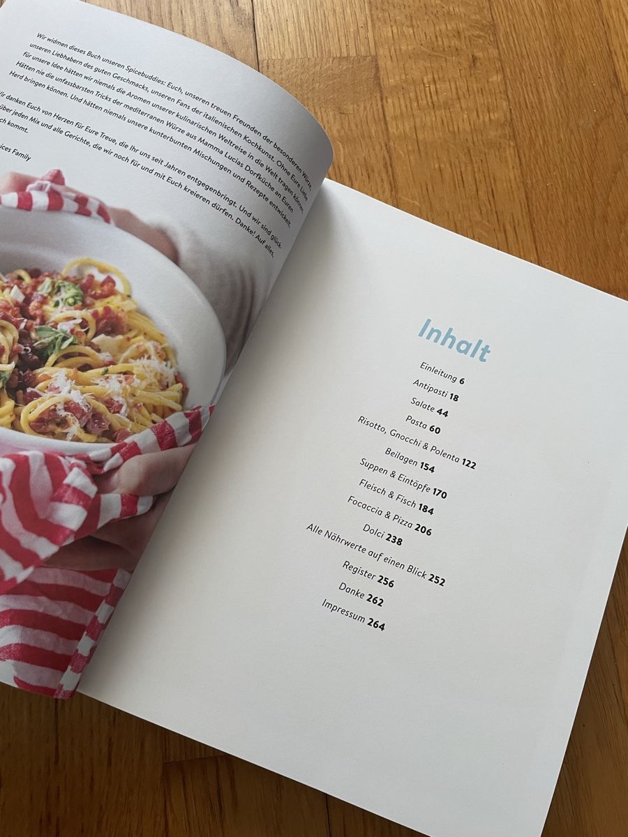 Libri: KOCHBUCH Einfach Italien - Just Spices – Usato da Zürich venduto da silab69 2