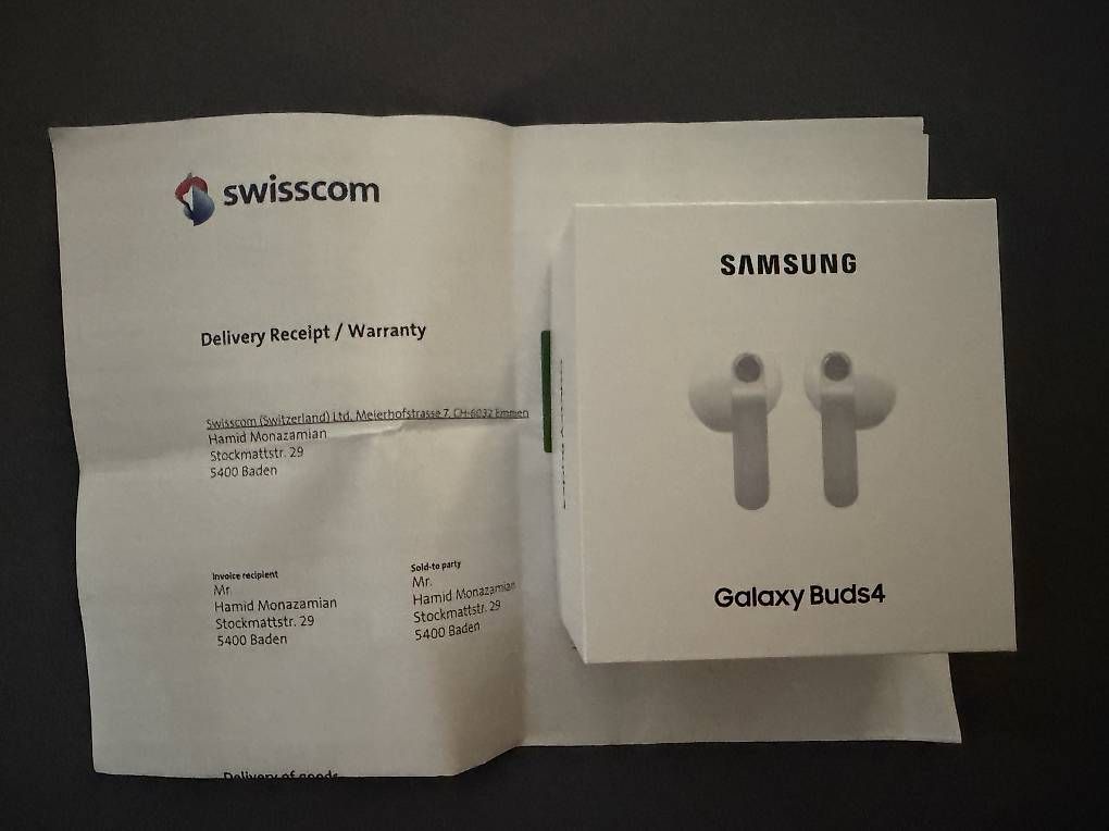 Cuffie: Samsung Galaxy Buds4  Neu – Nuovo e nell'imballaggio originale da Baden venduto da Hamid3201