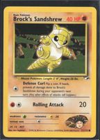 POKÉMON / Brock's Sandshrew / Gym Heroes 2000 🇺🇸