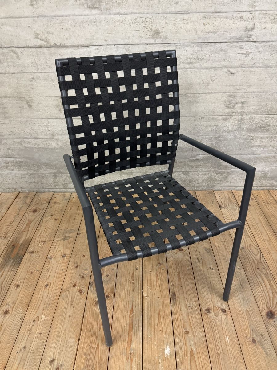 Sedie: 2 Design Gartenstühle schwarz/silber – Usato da Münchenstein venduto da Eclipse6 3