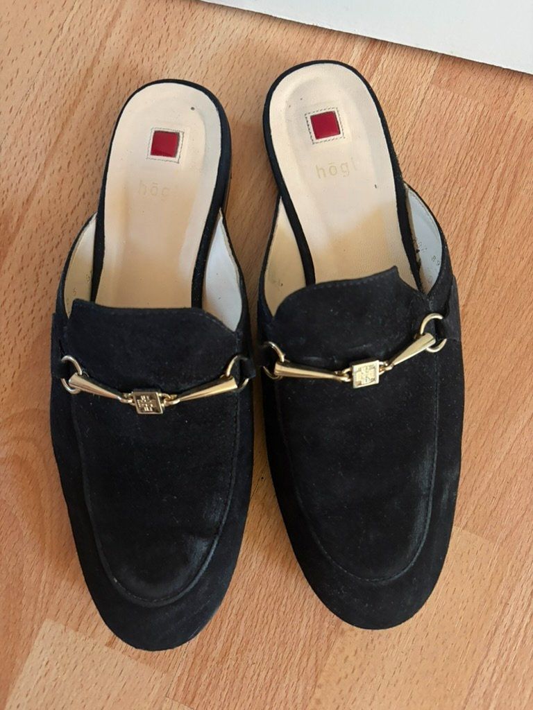 Högl Scarpe da donna: Högl Slipper Loafer Wildleder – Usato da Zürich venduto da charlottemaja