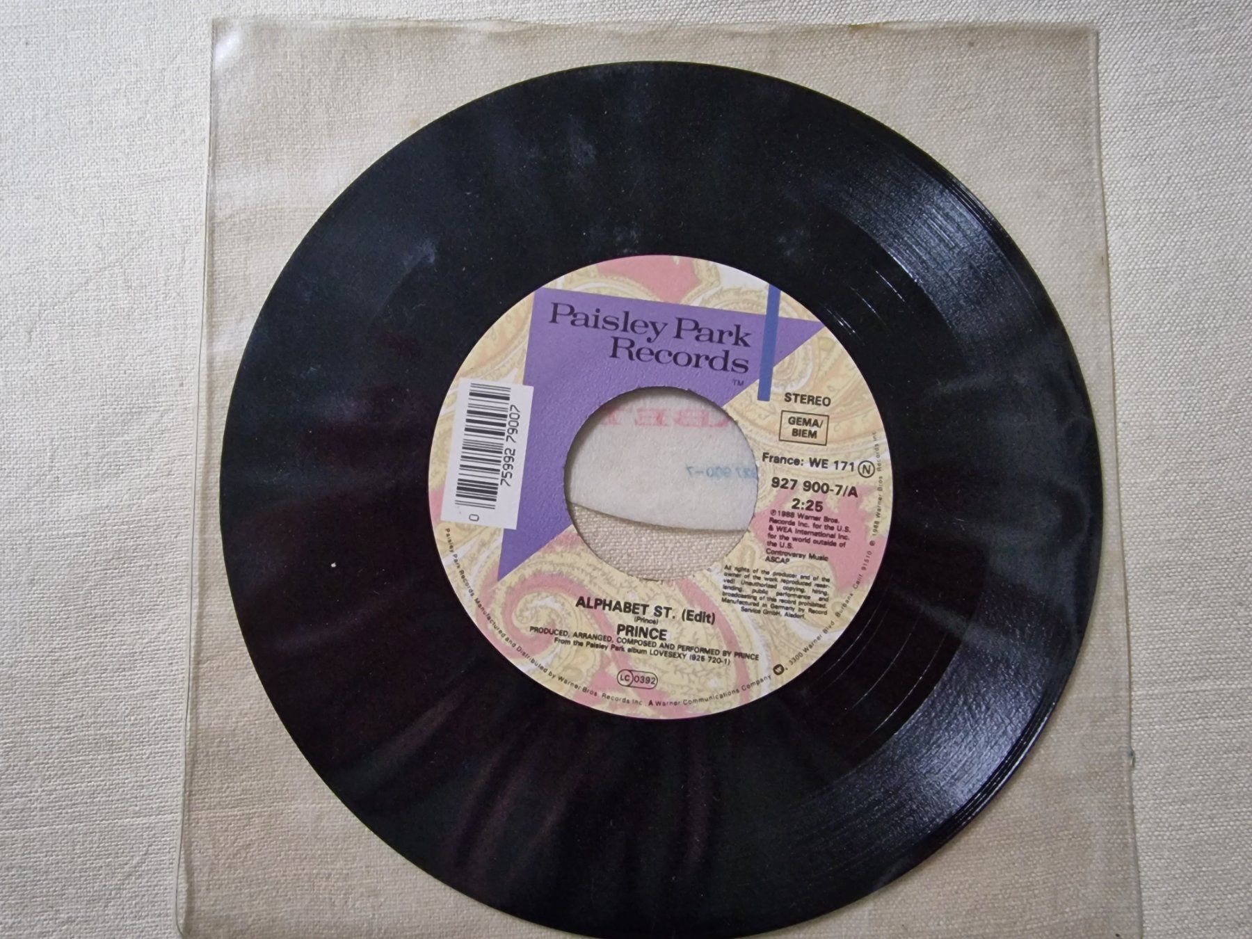 Schallplatten: Prince Single – Alphabet St. – Gebraucht aus Root von atelier22 1