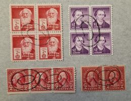 Briefmarken USA mit Sonderstempel