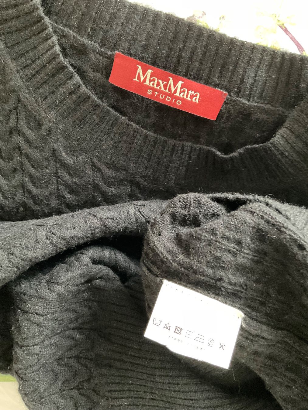 Max Mara Pulls & Sweat-shirts: Max Mara Wolle Kaschmir Seide Pullover Gr S Schwarz – D'occasion à Urdorf par alda02 6
