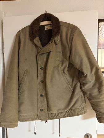 VINTAGE WWii USN Deck Jacket M 