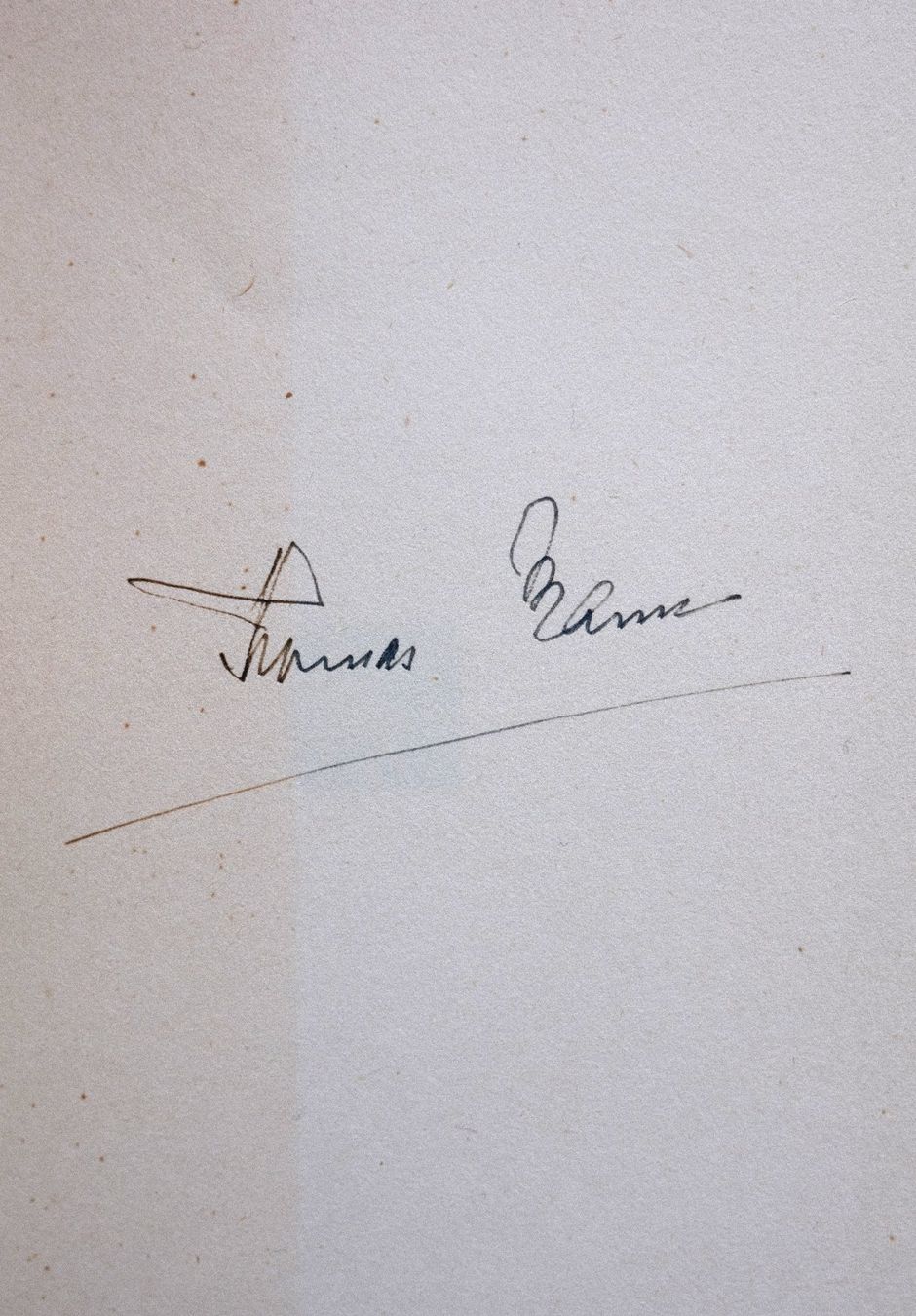 Autografi: Thomas Mann. Meine Zeit. 1950. Handsigniert. Original Sig. – Usato da Zürich venduto da Tulsa1968 2