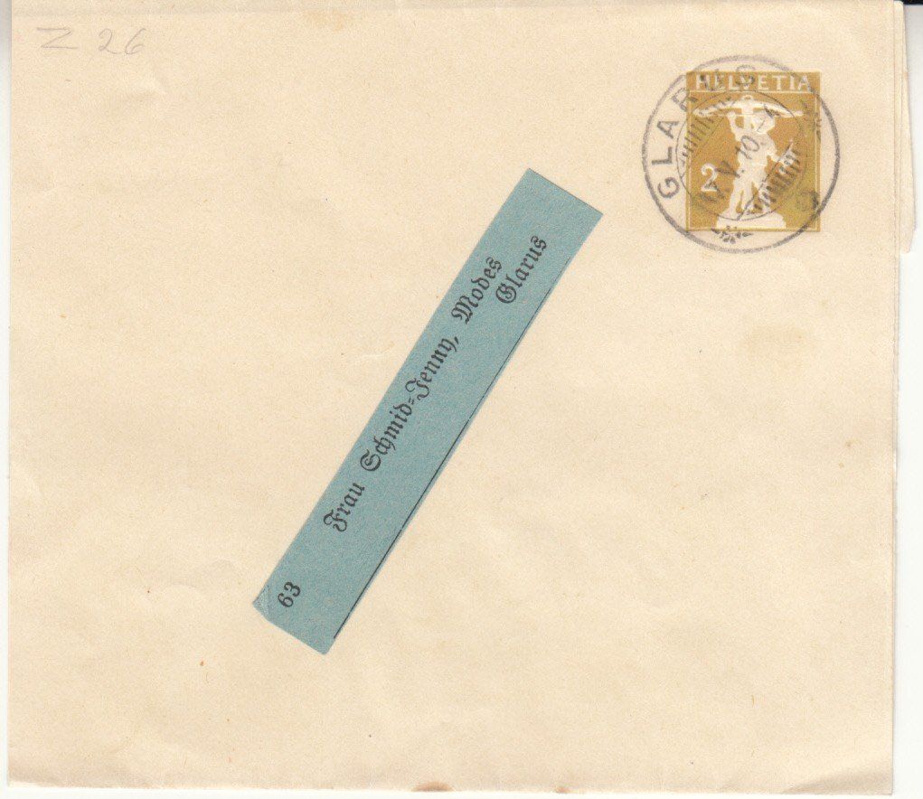 Tutti i francobolli: SGK SB 031 mit ST Glarus – Usato da Bürglen TG venduto da StampGraf