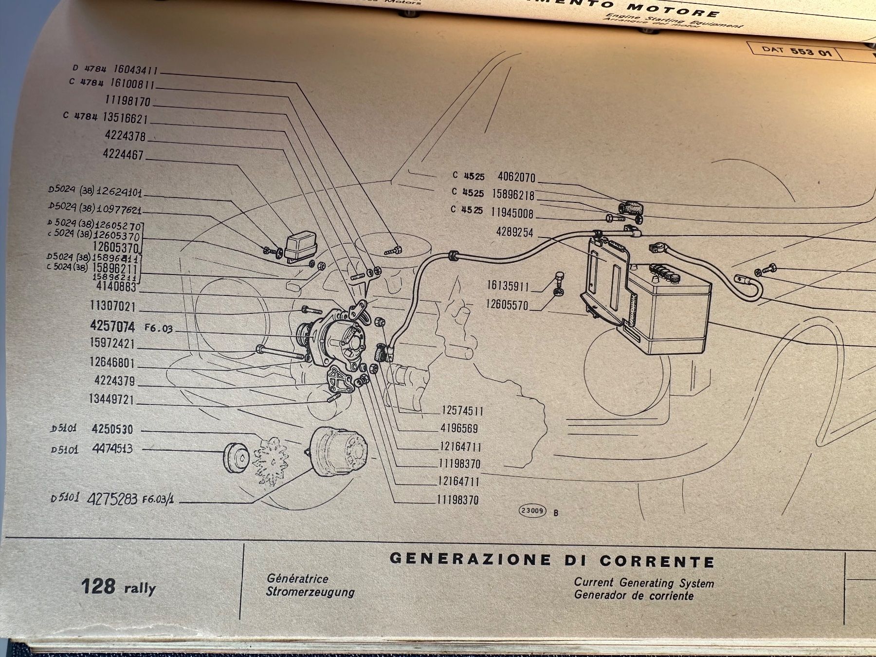 Libri: Ersatzteilkatalog , Fiat 128 Rally , Oldtimer – Usato da Boswil venduto da pavo1 4