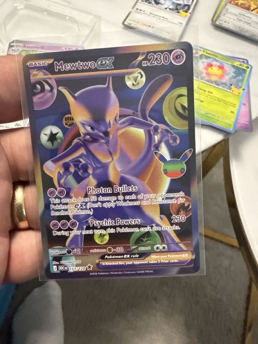 Pokémon Carte collezionabili: Mewtwo EX 30THCelebrations – Nuovo (secondo la descrizione) da Geroldswil venduto da Marseille11