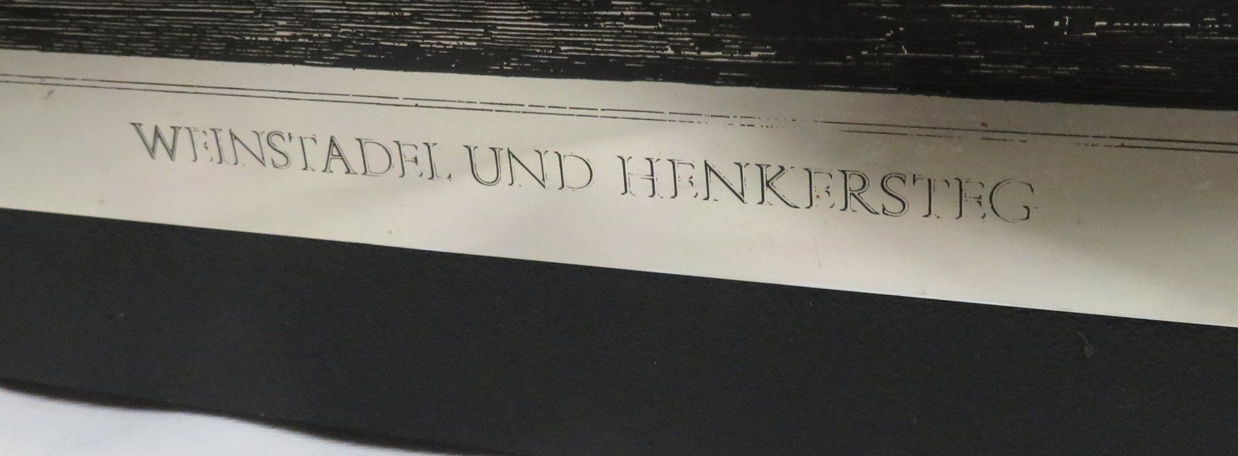 Incisioni: Stich Gemälde Weinstadel und Henkersteg Nürnberg – Usato da Tüscherz-Alfermée venduto da Newpad 1