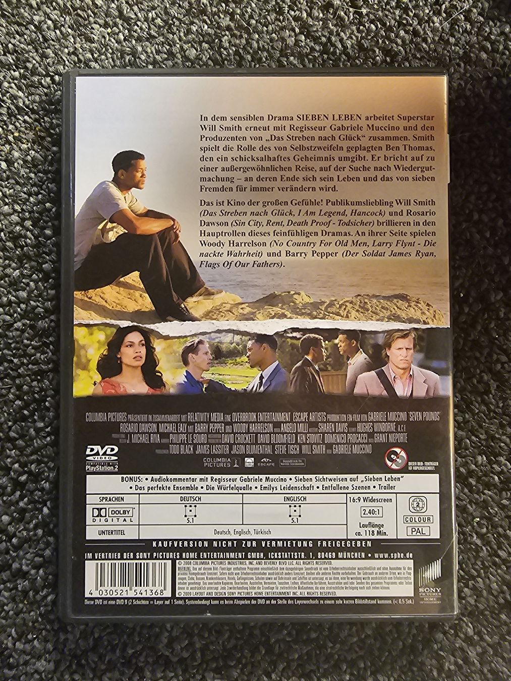 Tutti i DVDs: DVD Sieben Leben (23036) – Usato da Ruswil venduto da jan_bxl5 1