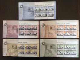 Sondermarken UNESCO Welterbe der Schweiz