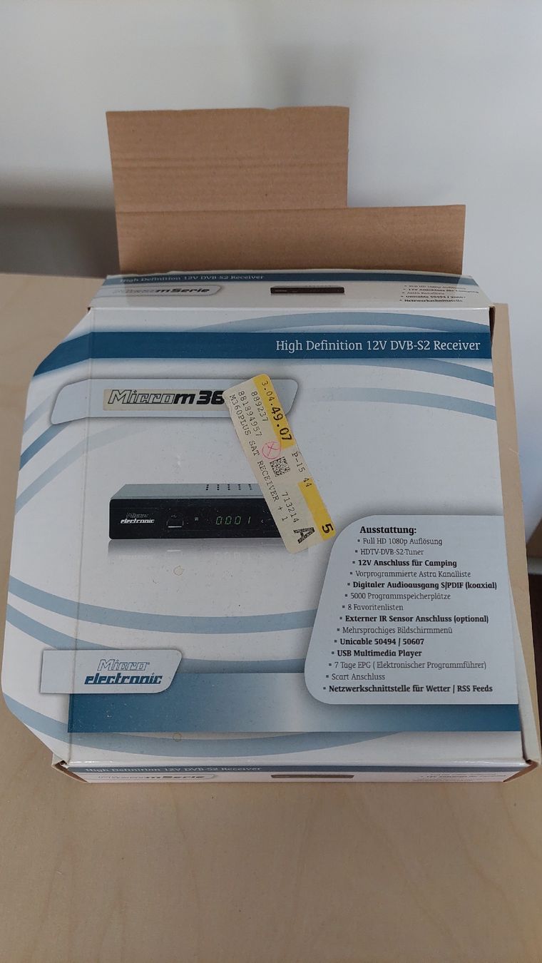 Ricevitori: Micro M36 Receiver,Neu, Camping/ Garten Saison! – Nuovo e nell'imballaggio originale da Konolfingen venduto da lanomi