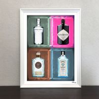 Gin Pop Art Brooklyn Bombay Urban Kunst Hendriks Botanist