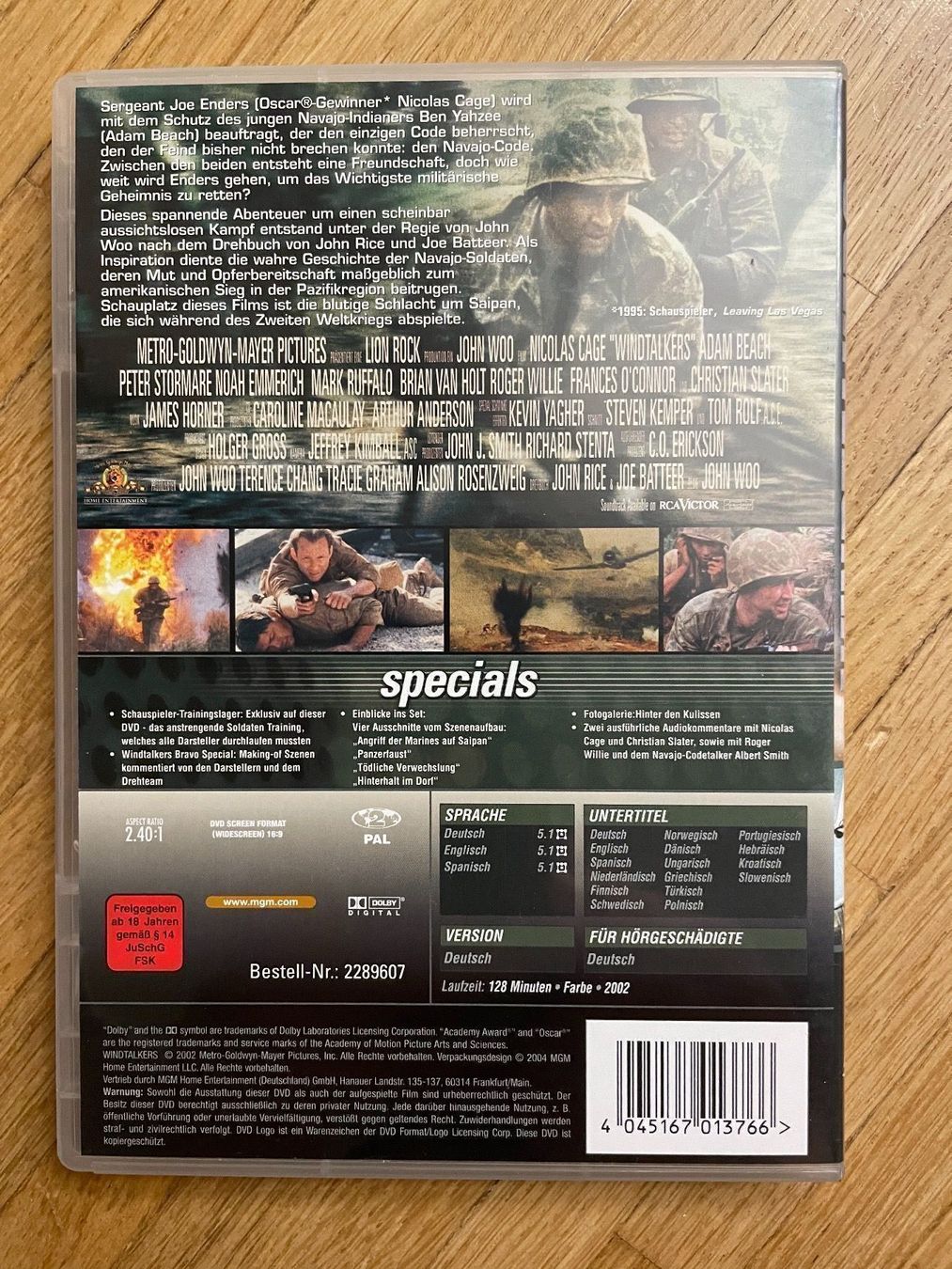 Tutti i DVDs: Verkaufe DVD Windtalkers – Nuovo (secondo la descrizione) da Zürich venduto da 81er 1
