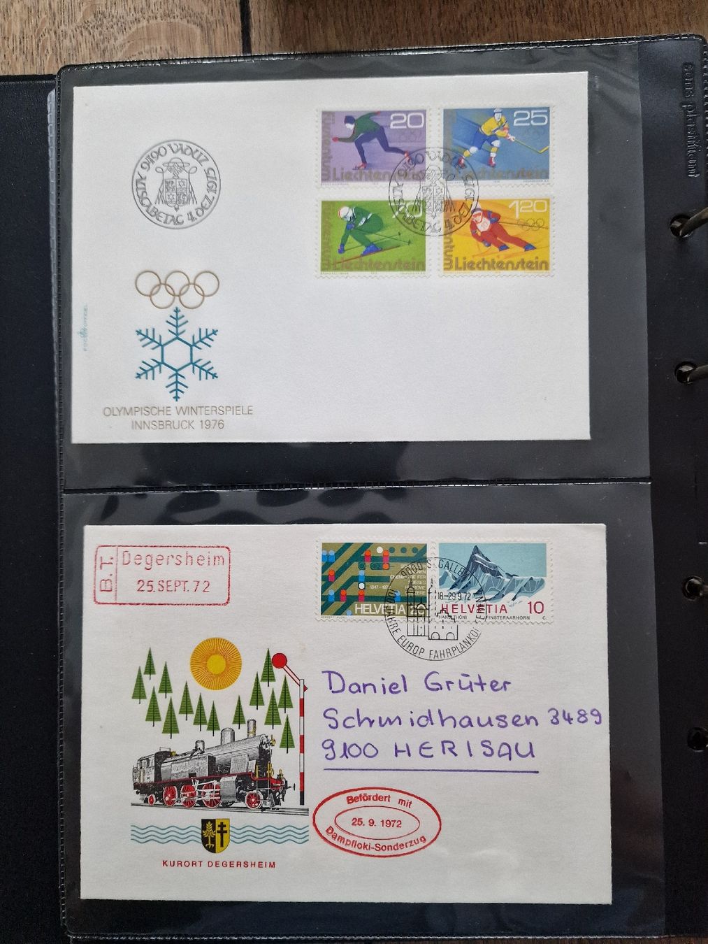 Tutti i francobolli: Schweizer Ersttagsbriefe Sammlung - Top Zustand! – Usato da Gossau SG venduto da ush_db7j 4
