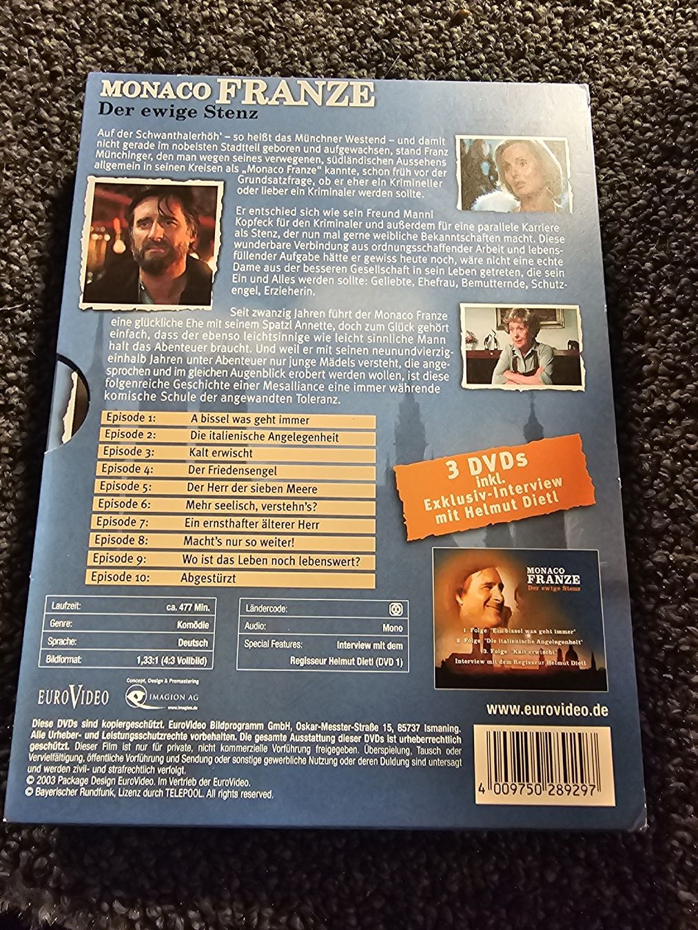 Tutti i DVDs: Monaco Franze - Der ewige Stenz  – Usato da Ruswil venduto da jan_bxl5 1