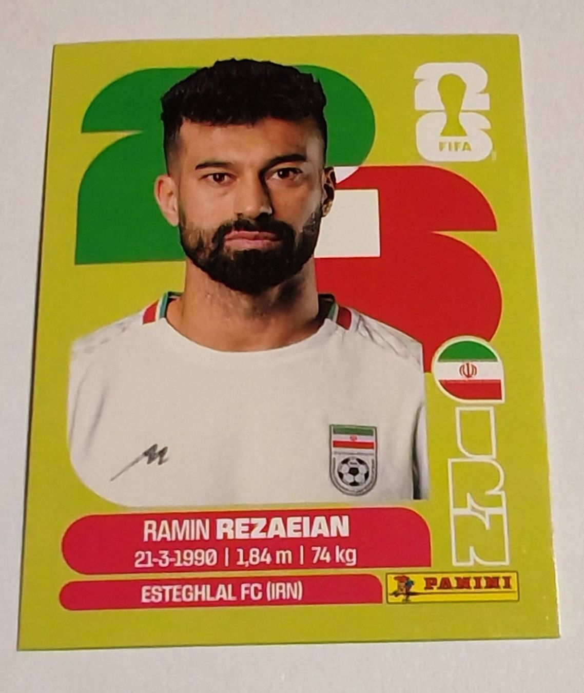 Panini Carte collezionabili: Ramin Rezaeian - IRN 7 – Nuovo (secondo la descrizione) da Rietheim venduto da Squaley