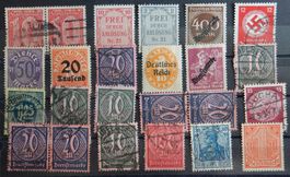 Deutsches Reich Lot mit alten Werten XXVI