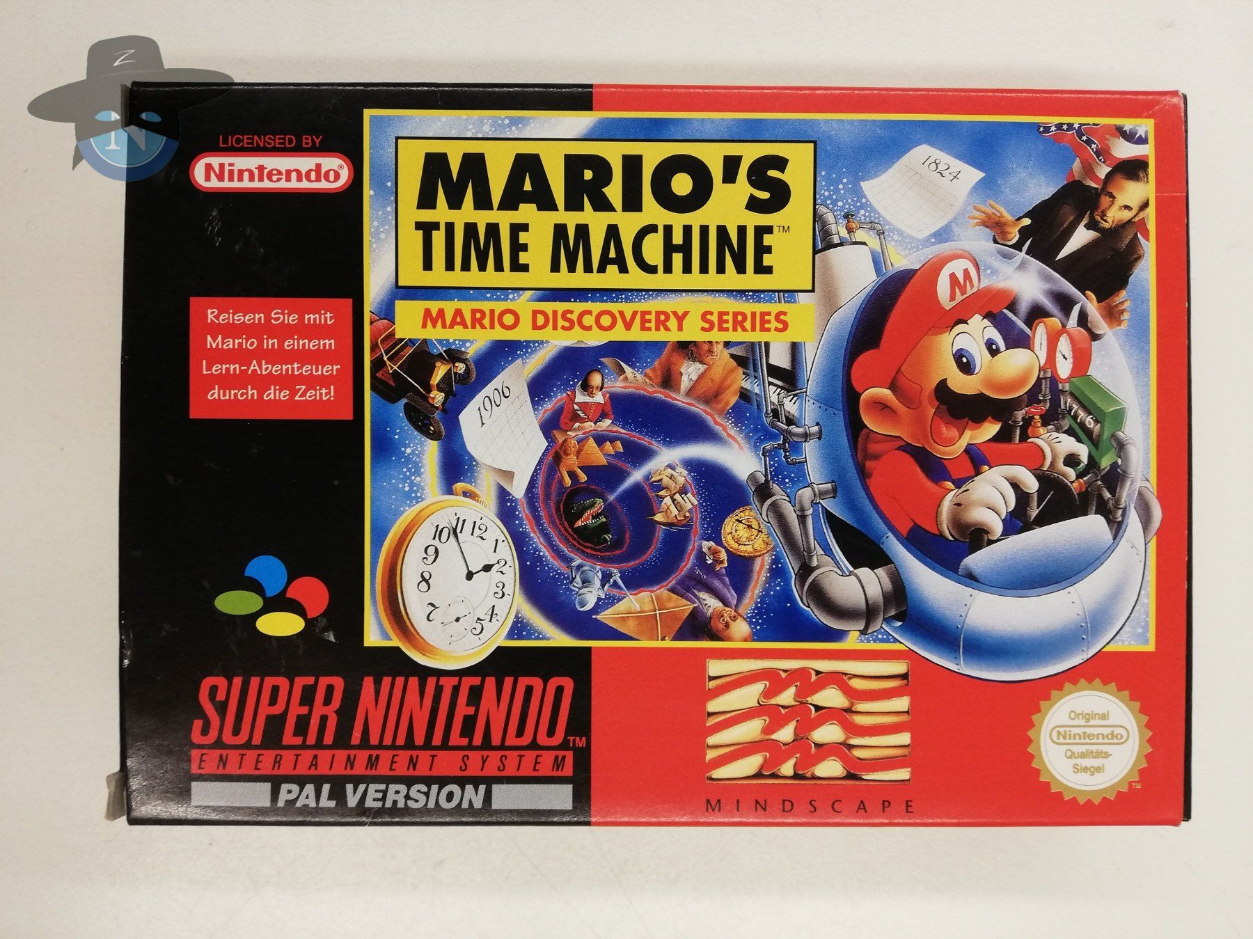 Nintendo Spiele: Mario's Time Machine / Super Nintendo SNES – Gebraucht aus St. Gallen von