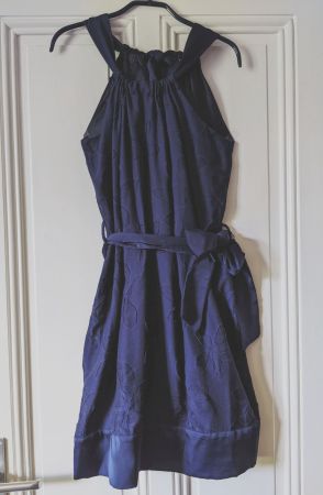SINÉQUANONE : Robe marine glamour-grunge 40-42