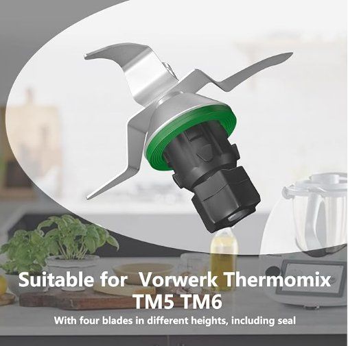 Universal-Knetmesser Für Thermomix TM5, TM6, TM7 – Mixermesser Zum Teig Kneten & Mehl Rühren