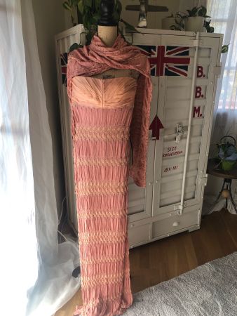 MISSONI 2 Teiliges Abend/ Cocktail Kleid mit Schal Neu