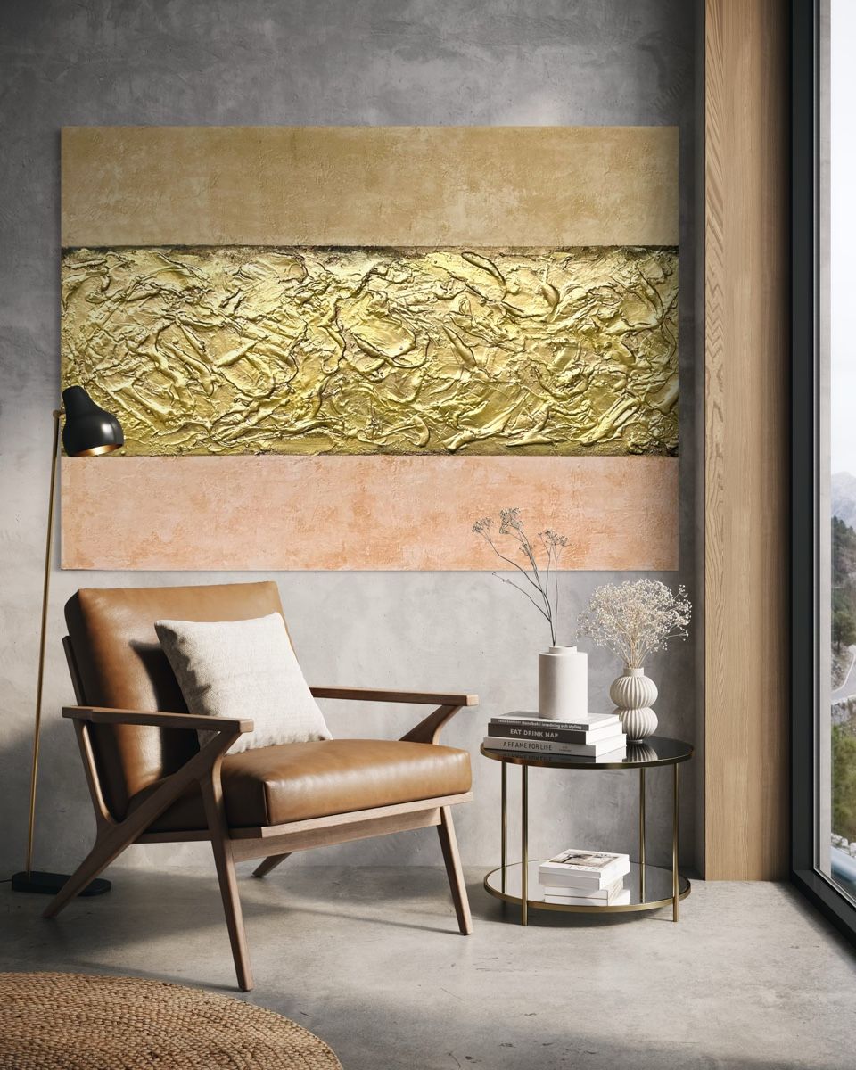 Dipinti: „Gold Reflections“"#18 – Nuovo e nell'imballaggio originale da Uznach venduto da Spillmannkunst43