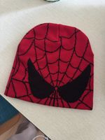 Coole Spiderman Mütze, Wintermütze, Grösse ca. 52/54