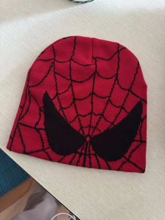 Coole Spiderman Mütze, Wintermütze, Grösse ca. 52/54