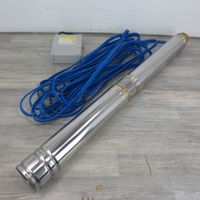 2200W Tiefbrunnenpumpe 9000 l/h - 72m Rohrpumpe Brunnenpumpe