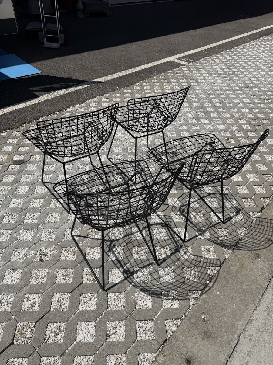 Knoll Sedie: Série de 4 chaises Harry Bertoia – Usato da Arnex-sur-Orbe venduto da Tutu1037 3